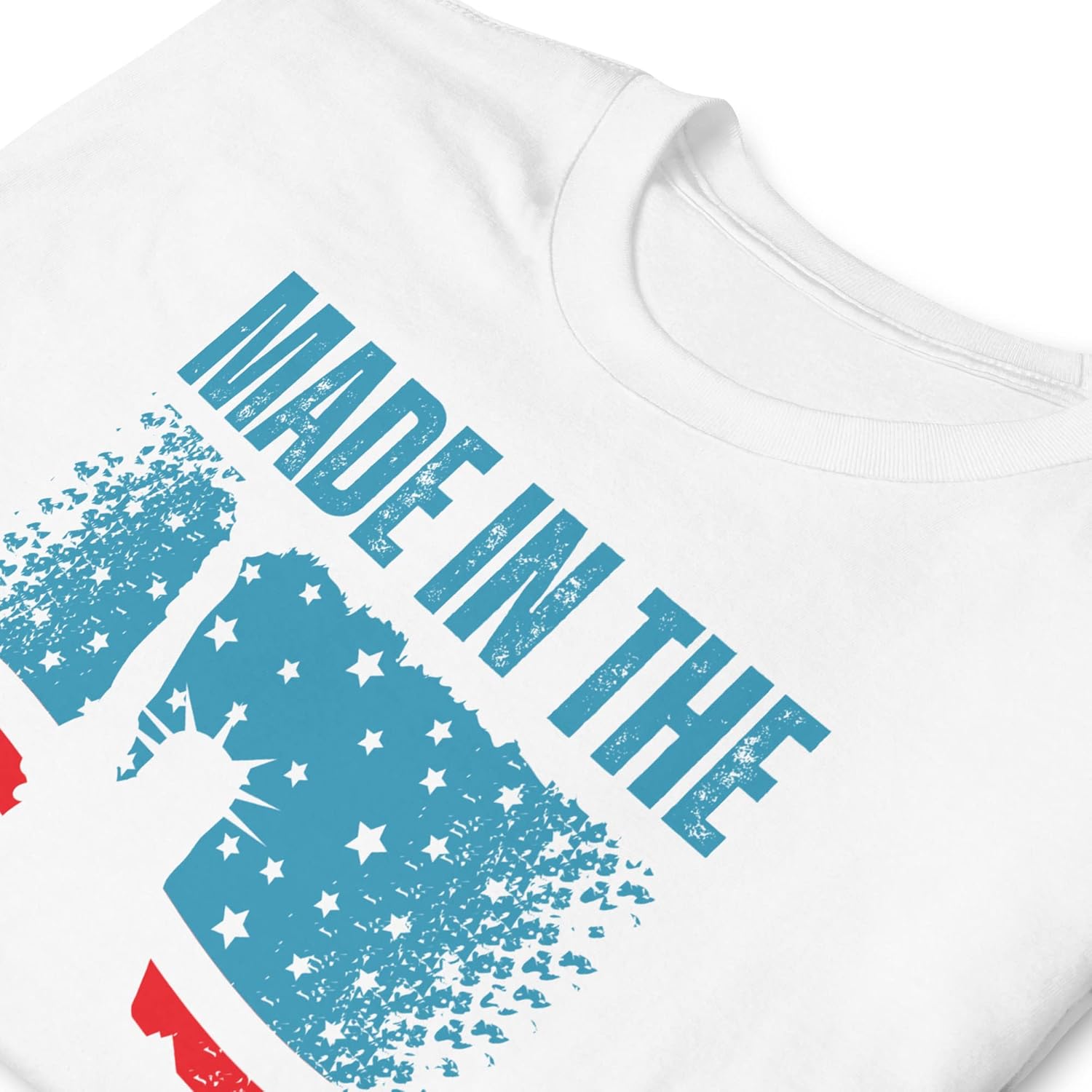 4th of July Made in The USA Men\u2019s Women's Short Sleeve Graphic - Image 7