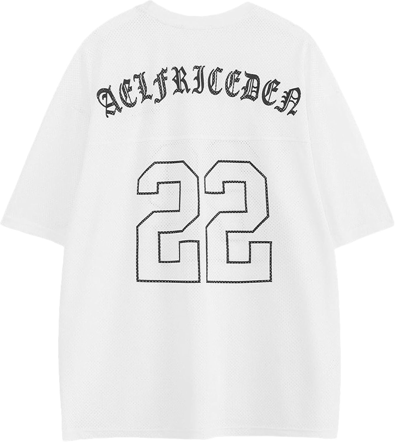 Aelfric Eden Mens Jersey Shirts Mesh Print Number Unisex Oversized Graphic Tees Short Sleeve Casual T Shirt Y2k Tops - Image 10