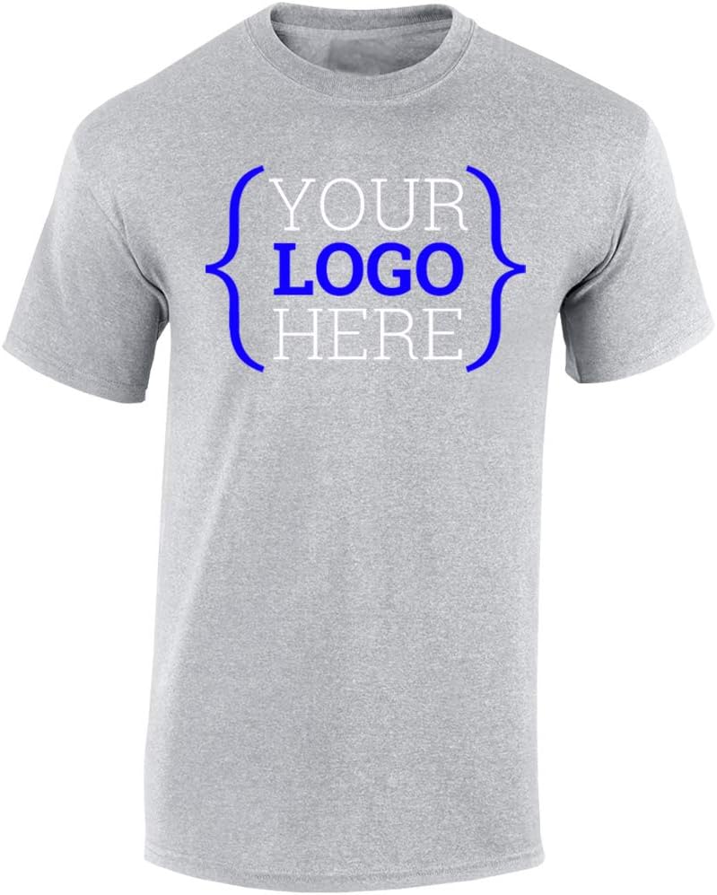Bulk Custom Screen Printed T-Shirts 1 Location 2 Color Imprint