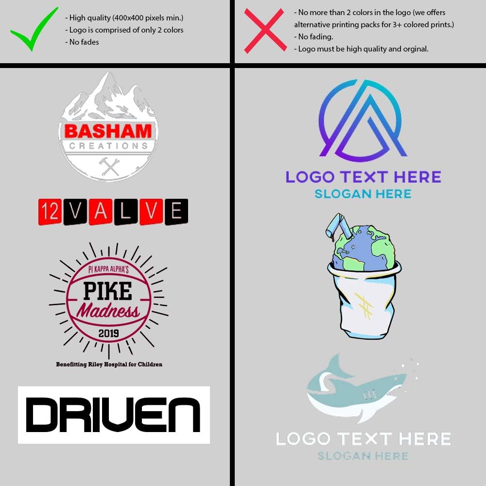 Bulk Custom Screen Printed T-Shirts 1 Location 2 Color Imprint - Image 5