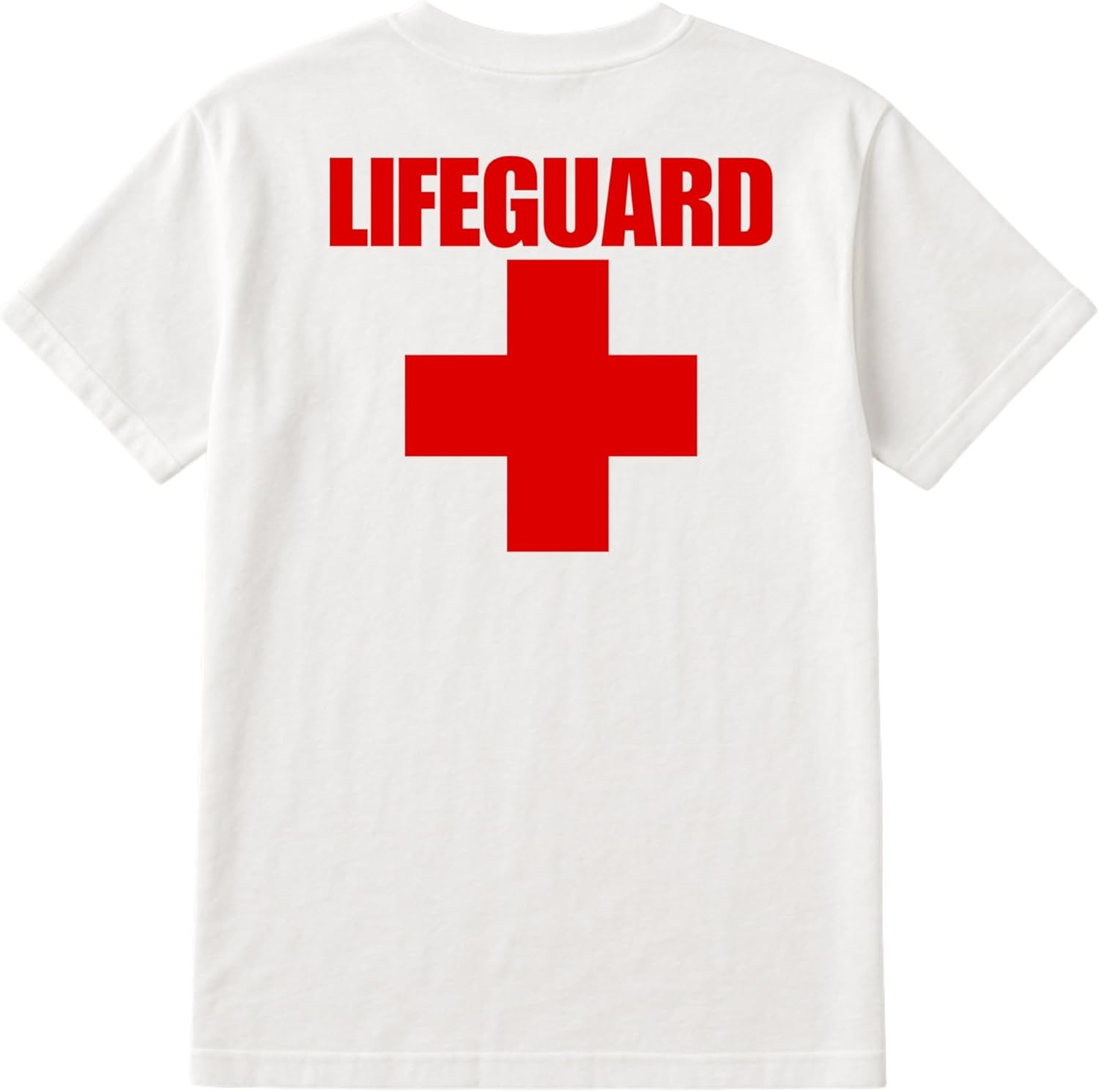 Bulk Lifeguard T-Shirts \u2013 Cotton Blend Uniform Tees for Beach & Pool Safety Staff Printed in USA \u2013 Multi-Pack Sizes S to 3XL - Image 2