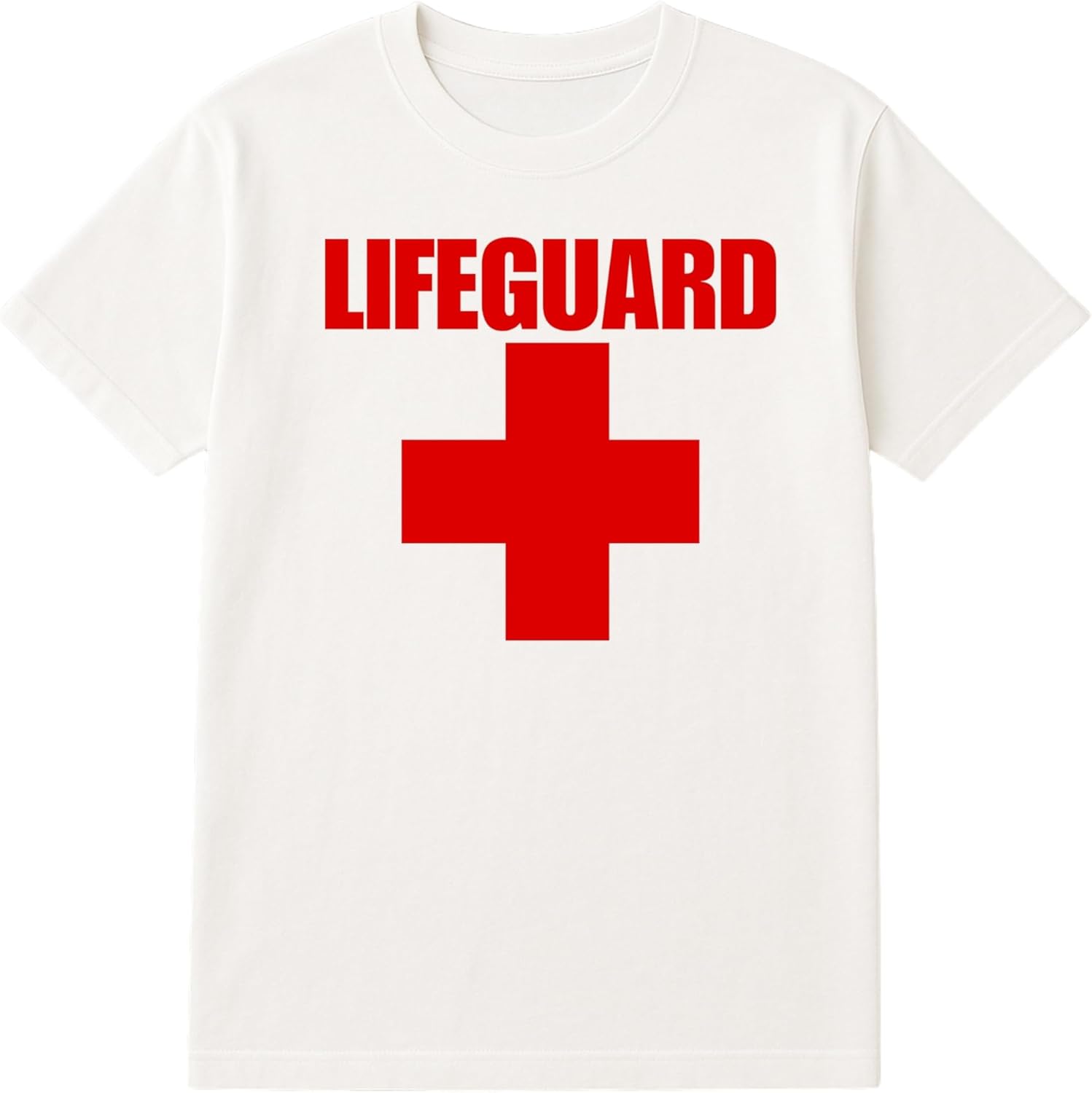 Bulk Lifeguard T-Shirts \u2013 Cotton Blend Uniform Tees for Beach & Pool Safety Staff Printed in USA \u2013 Multi-Pack Sizes S to 3XL