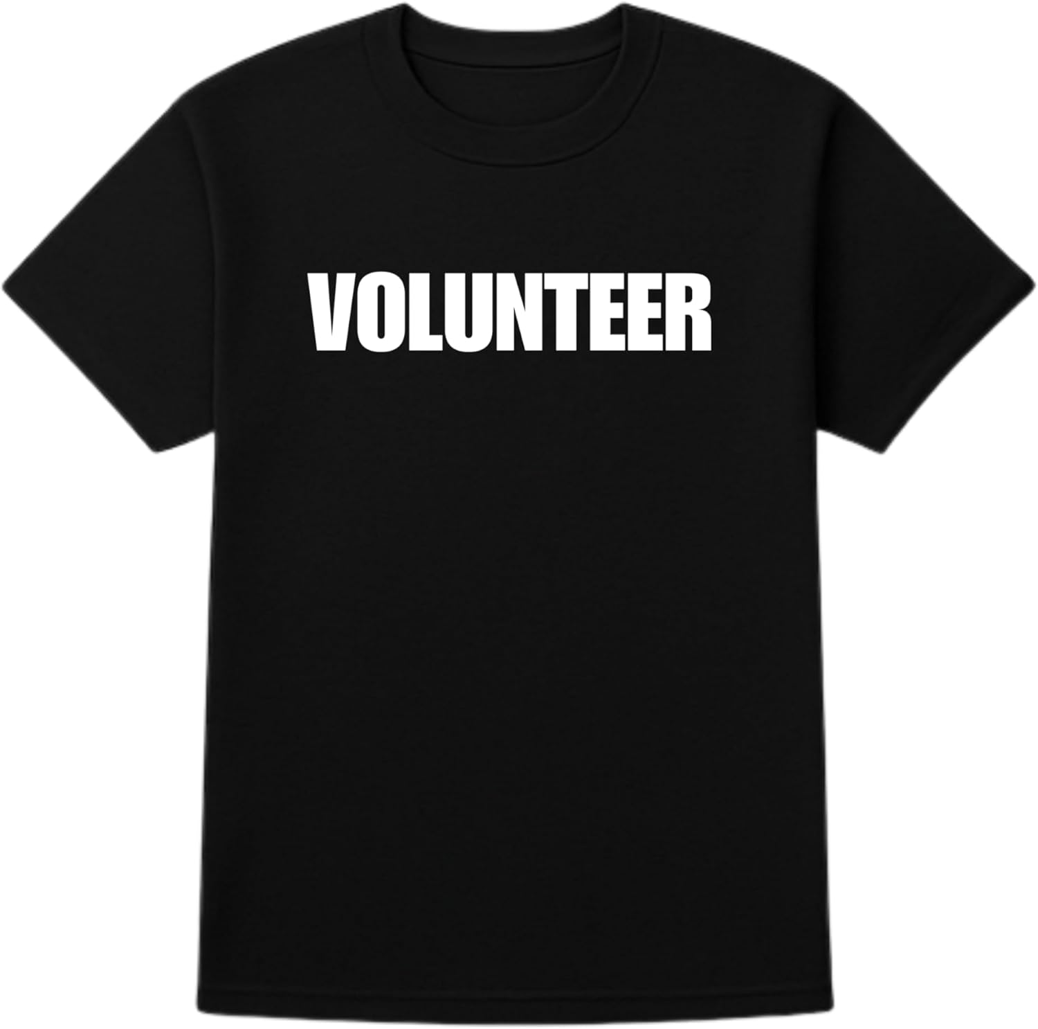 Bulk Volunteer T-Shirts \u2013 Cotton Blend Tees for Community Events & Nonprofits \u2013 Comfortable, Printed in USA