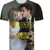 Custom All Over Print T-Shirt, Customized Shirt Design Photo, Text, Picture, Image, Graphics, Custom Message Shirt, Personalized Face T-Shirt, Fast Delivery, M White