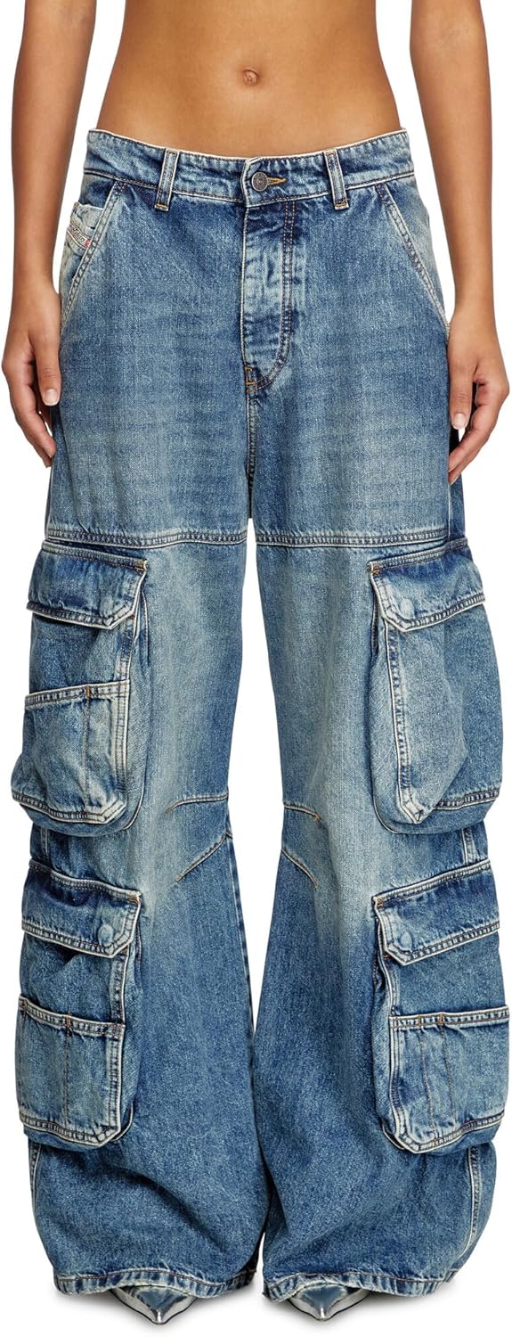 Diesel 1996 D-SIRE Relaxed Cargo Jeans
