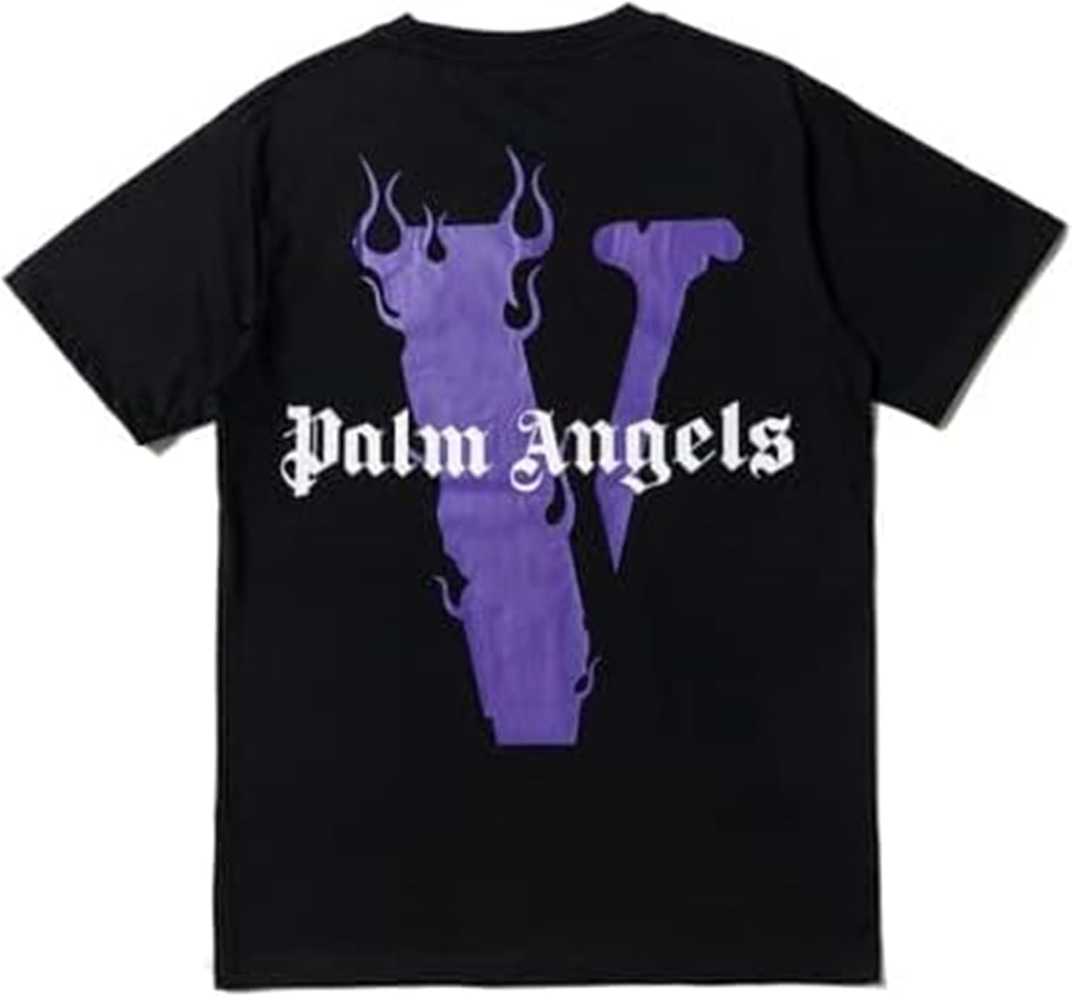 Fashion Men's Short Sleeved T-Shirt V Letter Printed Tops Casual Couple T-Shirt Hip Hop Short Sleeved Tops - Image 10