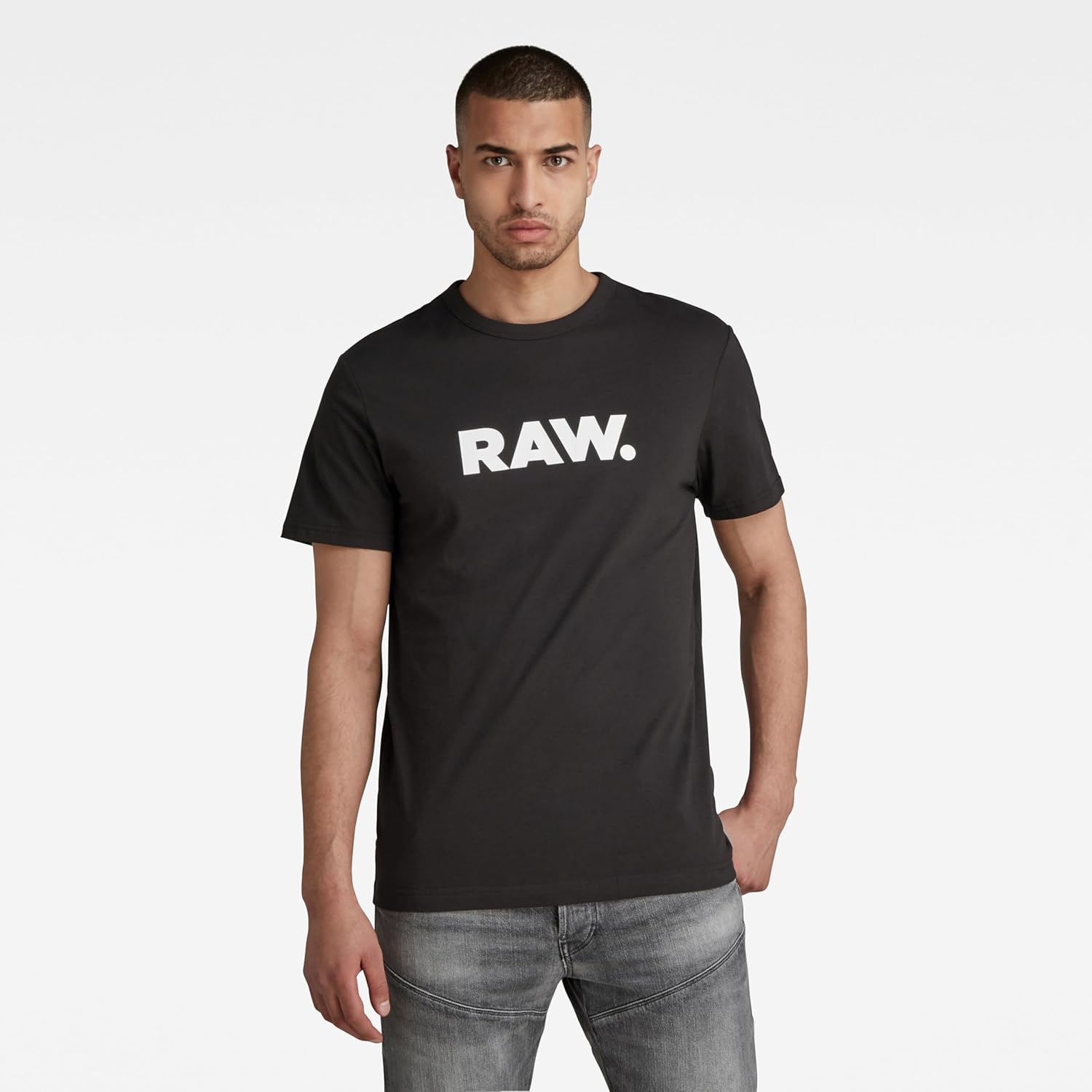 G-STAR RAW Men's Holorn Graphic Crew Neck Short Sleeve - Image 2