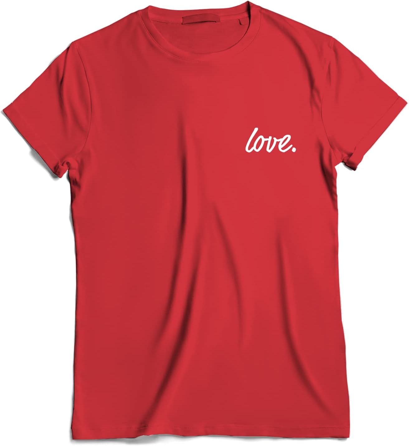 GotPrint Womens Love Printed Letter Graphic T Shirt, Love Shirts, Graphic Tees, Slim Fitted Casual Cotton Half Sleeve Tee Top