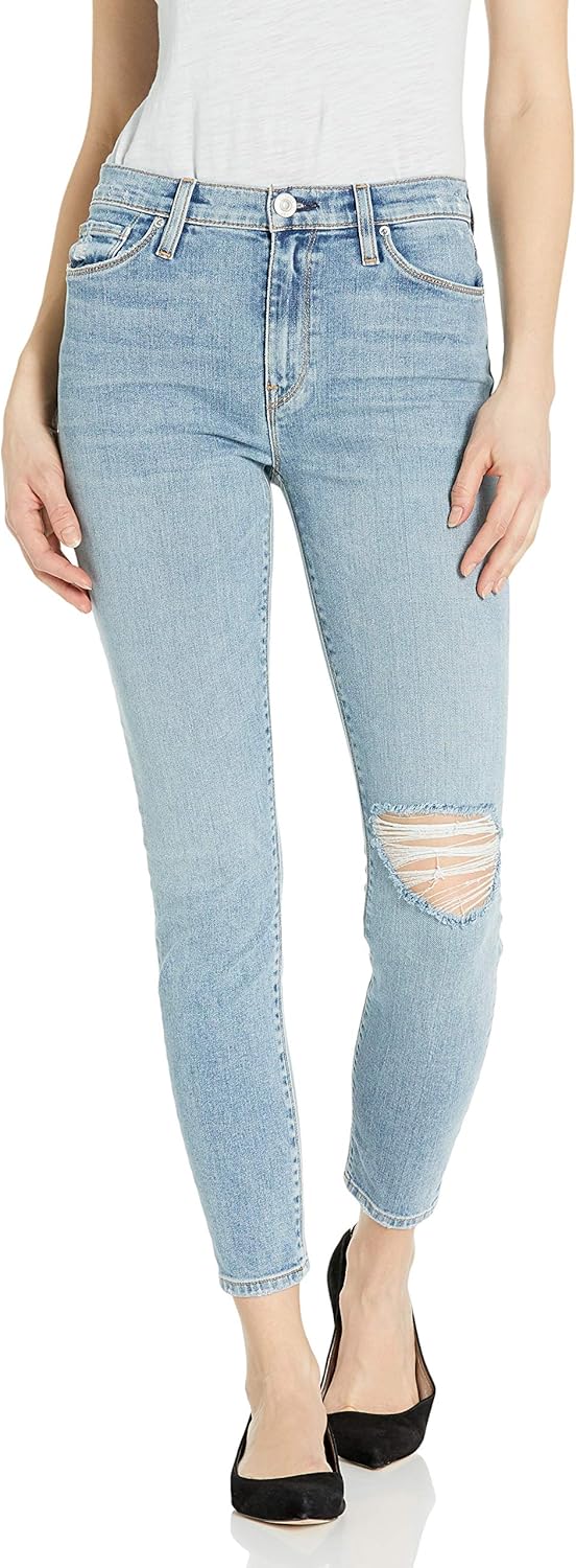 HUDSON Women's Barbara High Rise, Super Skinny Ankle Jean - Image 17
