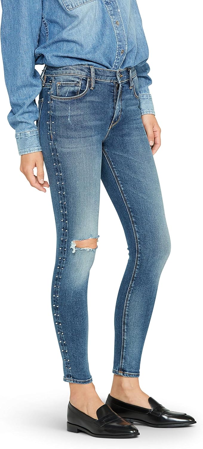 HUDSON Women's Barbara High Rise, Super Skinny Ankle Jean - Image 4