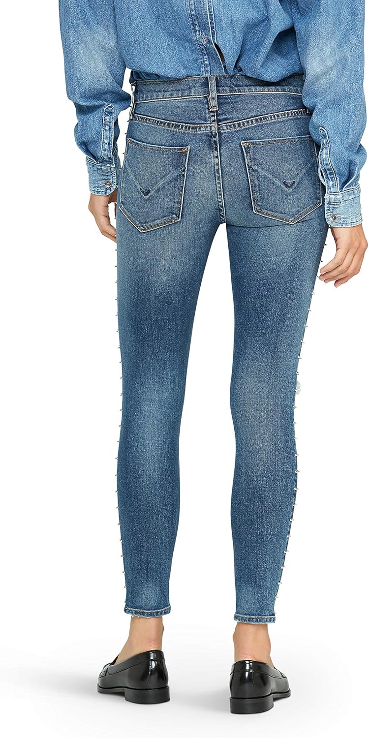 HUDSON Women's Barbara High Rise, Super Skinny Ankle Jean - Image 3
