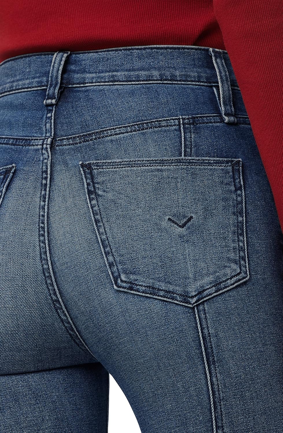 HUDSON Women's Centerfold Extreme High Rise Super Skinny Jean - Image 5