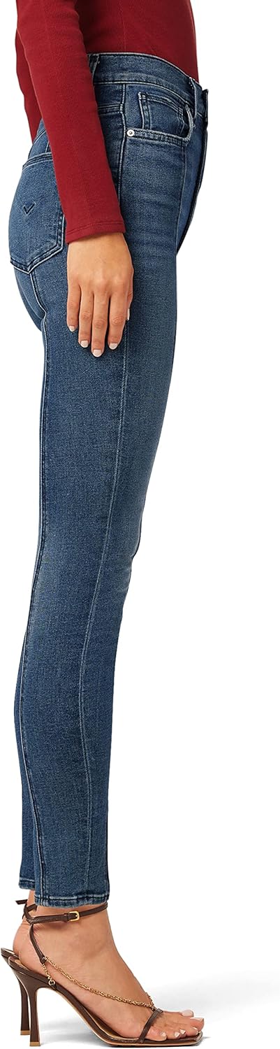 HUDSON Women's Centerfold Extreme High Rise Super Skinny Jean - Image 2