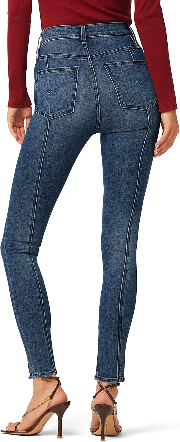 HUDSON Women's Centerfold Extreme High Rise Super Skinny Jean - Image 3