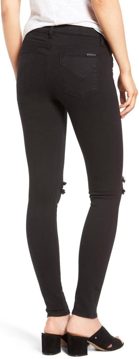 HUDSON Women's Nico Midrise Ankle Destructed Super Skinny - Image 2
