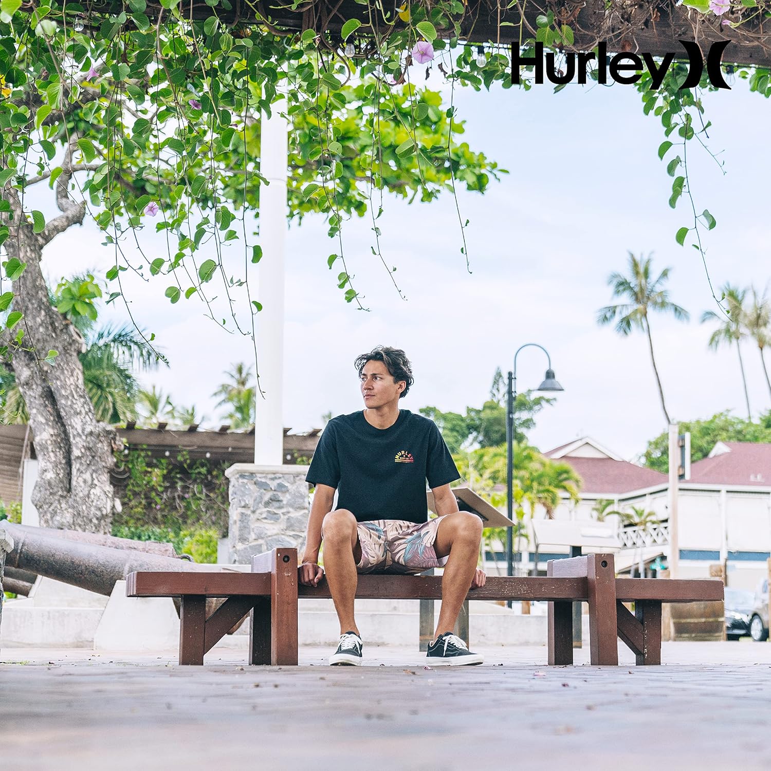 Hurley Men's Everyday Washed Halfer Swamis Short Sleeve - Image 6