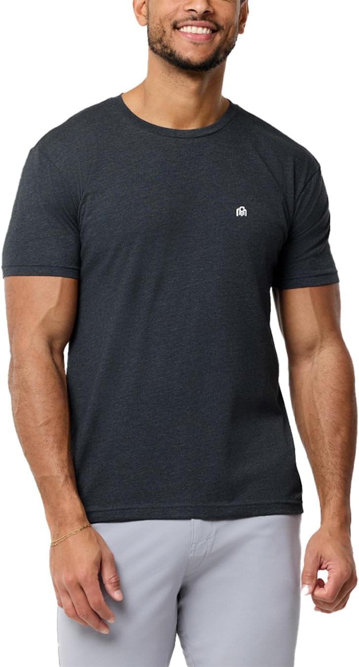 INTO THE AM Mens T Shirt with Logo - Short Sleeve Crew Neck Soft Fitted Tees S - 4XL Fresh Classic Basic Tshirts - Image 16