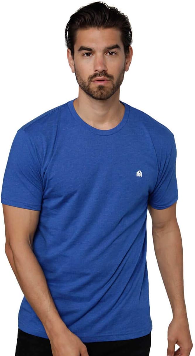 INTO THE AM Mens T Shirt with Logo - Short Sleeve Crew Neck Soft Fitted Tees S - 4XL Fresh Classic Basic Tshirts - Image 30