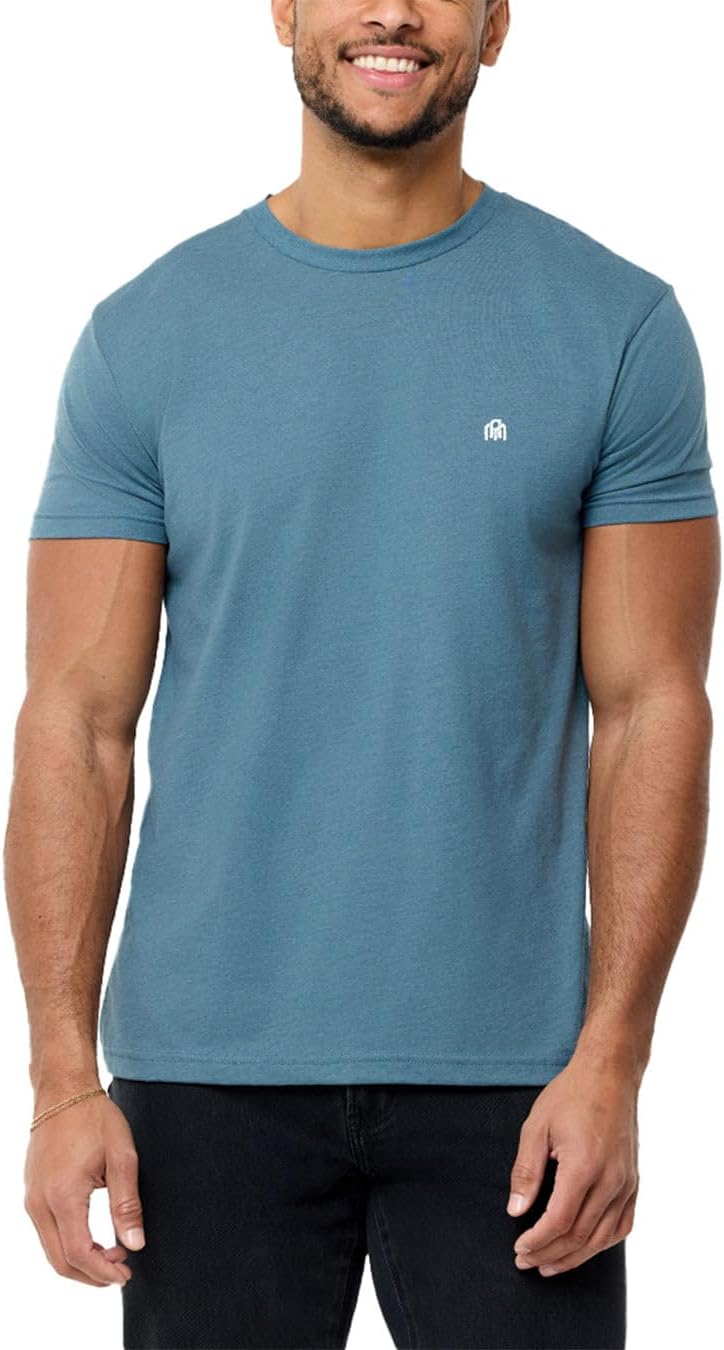 INTO THE AM Mens T Shirt with Logo - Short Sleeve Crew Neck Soft Fitted Tees S - 4XL Fresh Classic Basic Tshirts - Image 20