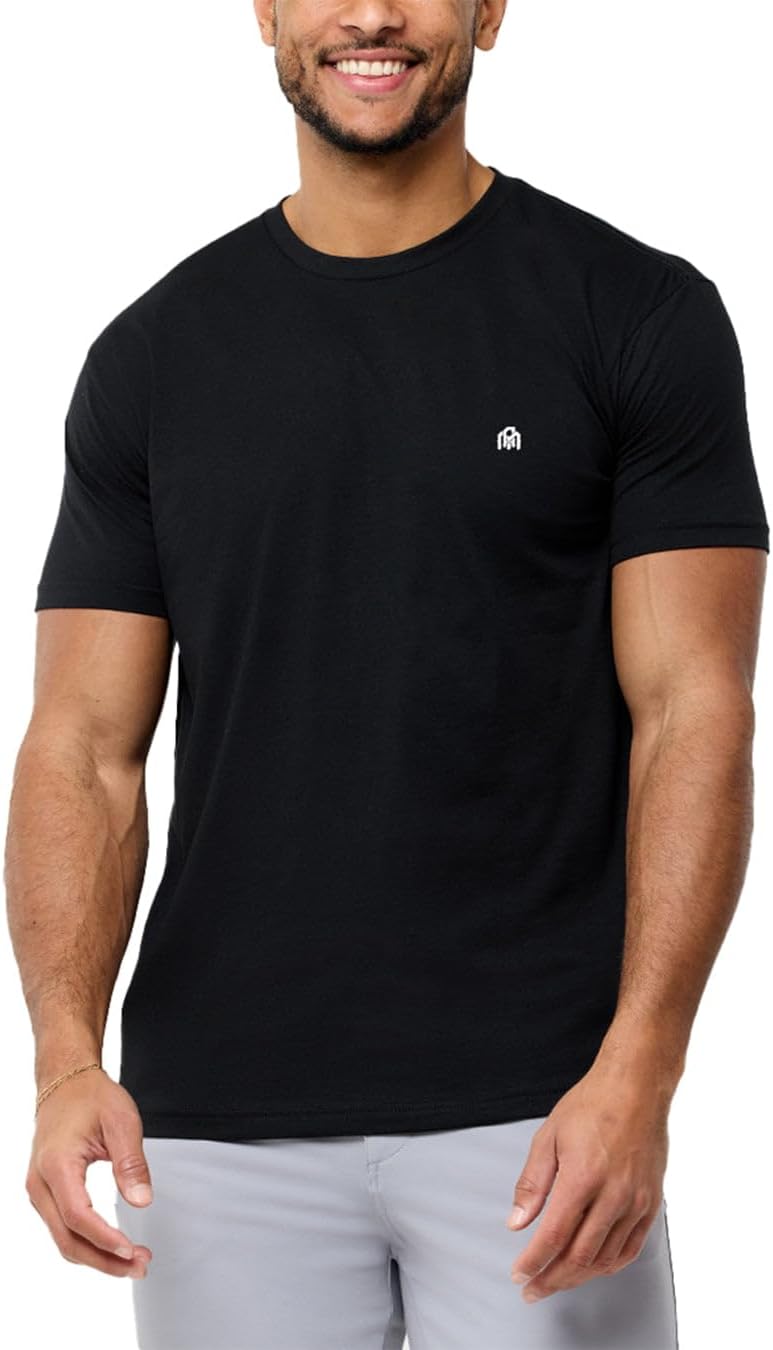 INTO THE AM Mens T Shirt with Logo - Short Sleeve Crew Neck Soft Fitted Tees S - 4XL Fresh Classic Basic Tshirts - Image 10