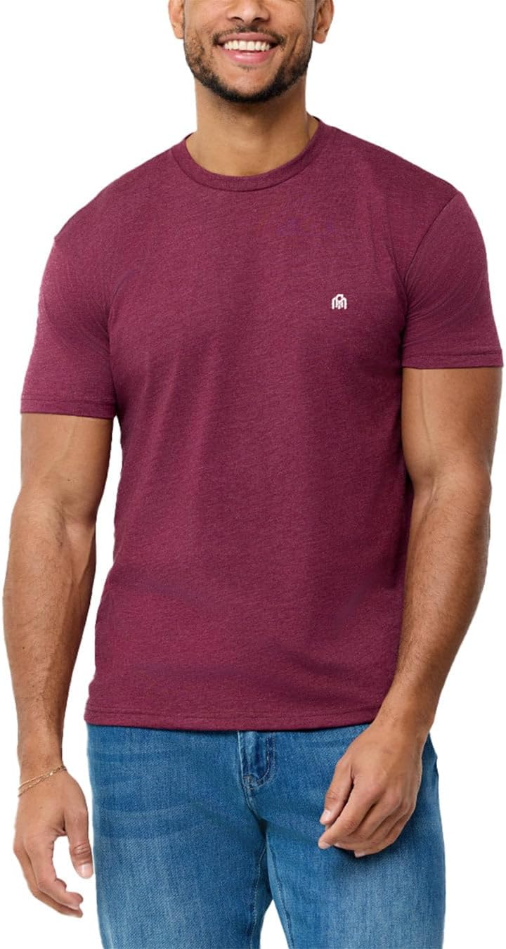 INTO THE AM Mens T Shirt with Logo - Short Sleeve Crew Neck Soft Fitted Tees S - 4XL Fresh Classic Basic Tshirts - Image 7