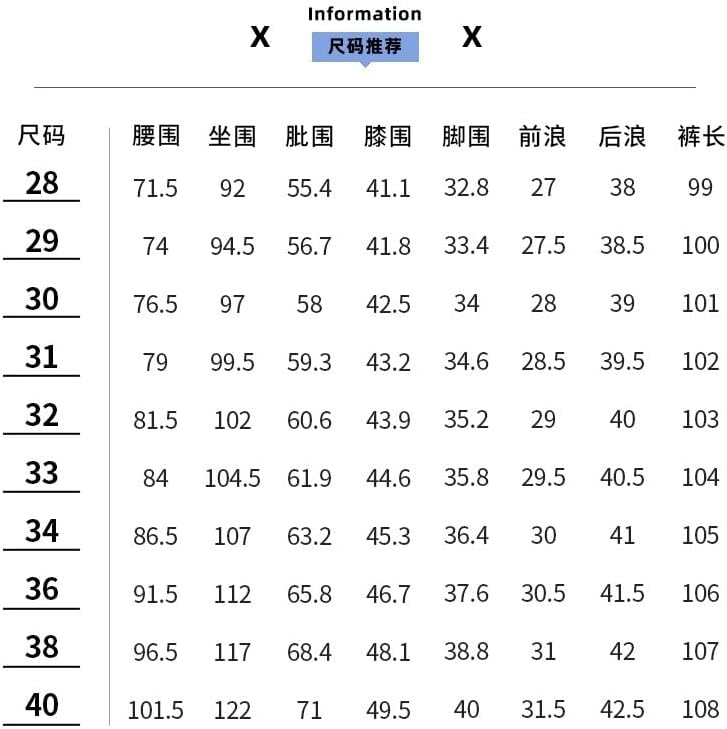 Jeans are Versatile in Spring and with Elastic Fit and Straight Leg Pants(38) Blue - Image 5