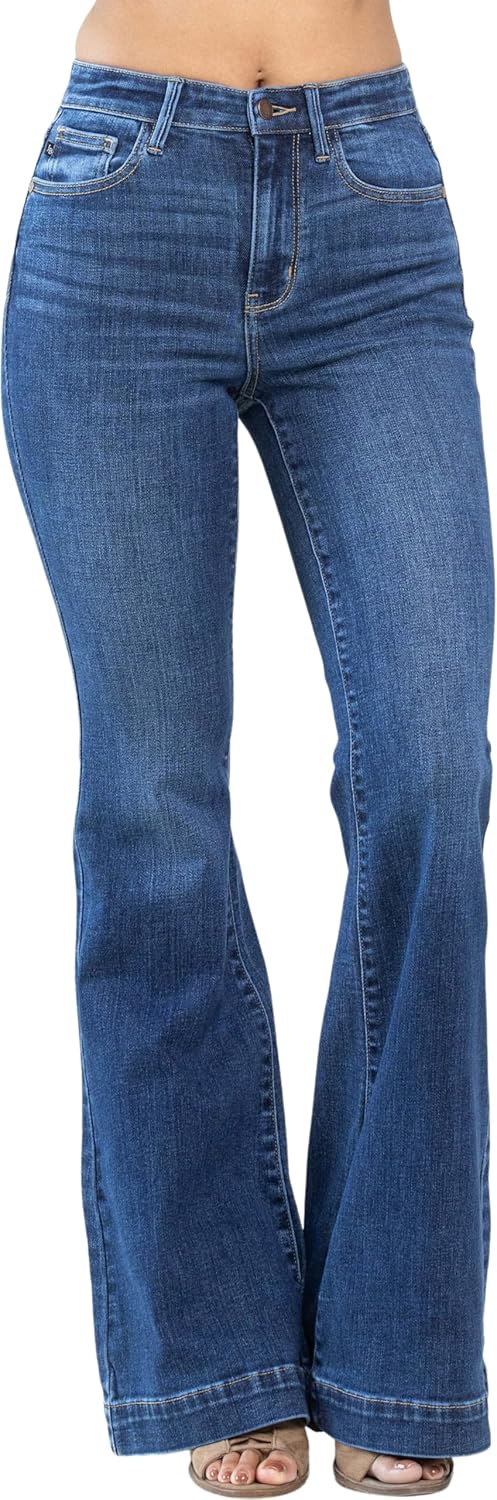 Judy Blue High Waist Hem Flare Leg Jeans 82443