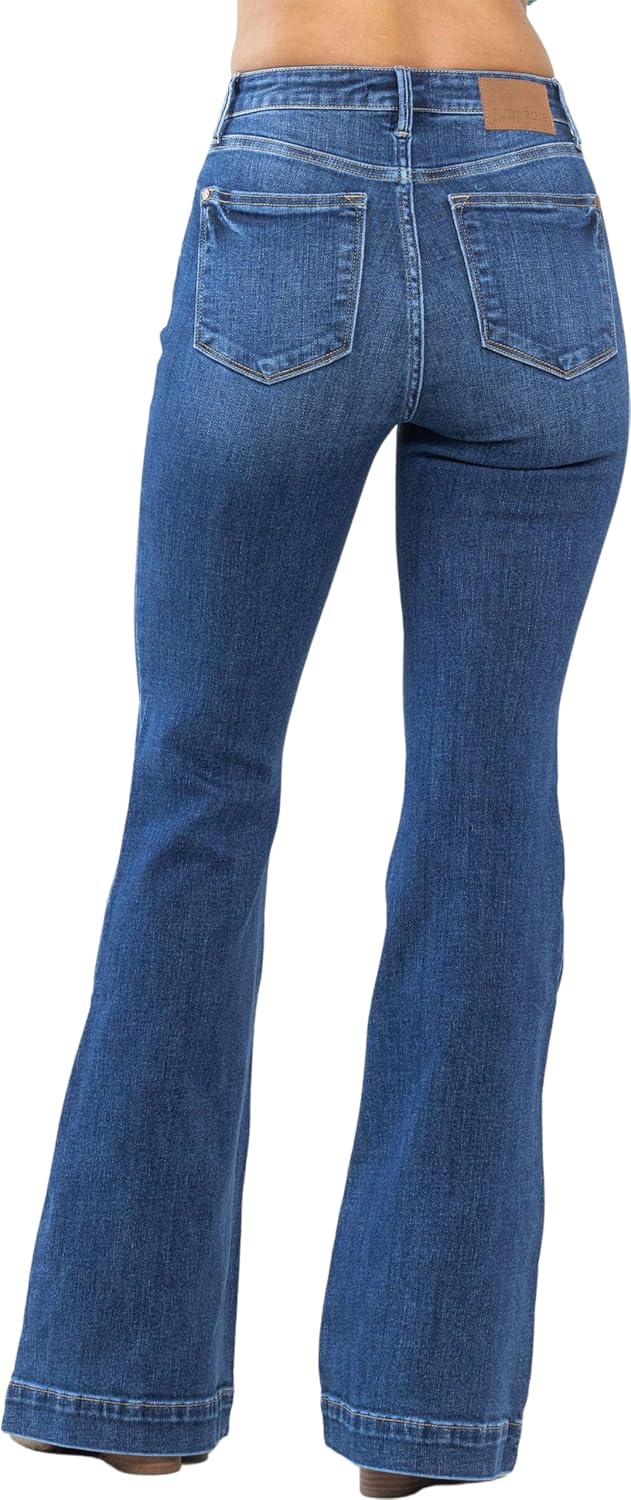 Judy Blue High Waist Hem Flare Leg Jeans 82443 - Image 3