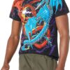 Liquid Blue Men's Fantasy Dueling Dragons All Over Print