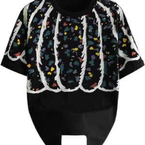 Men's T-Shirt Printed Sports Round Neck Short Sleeve top for Men