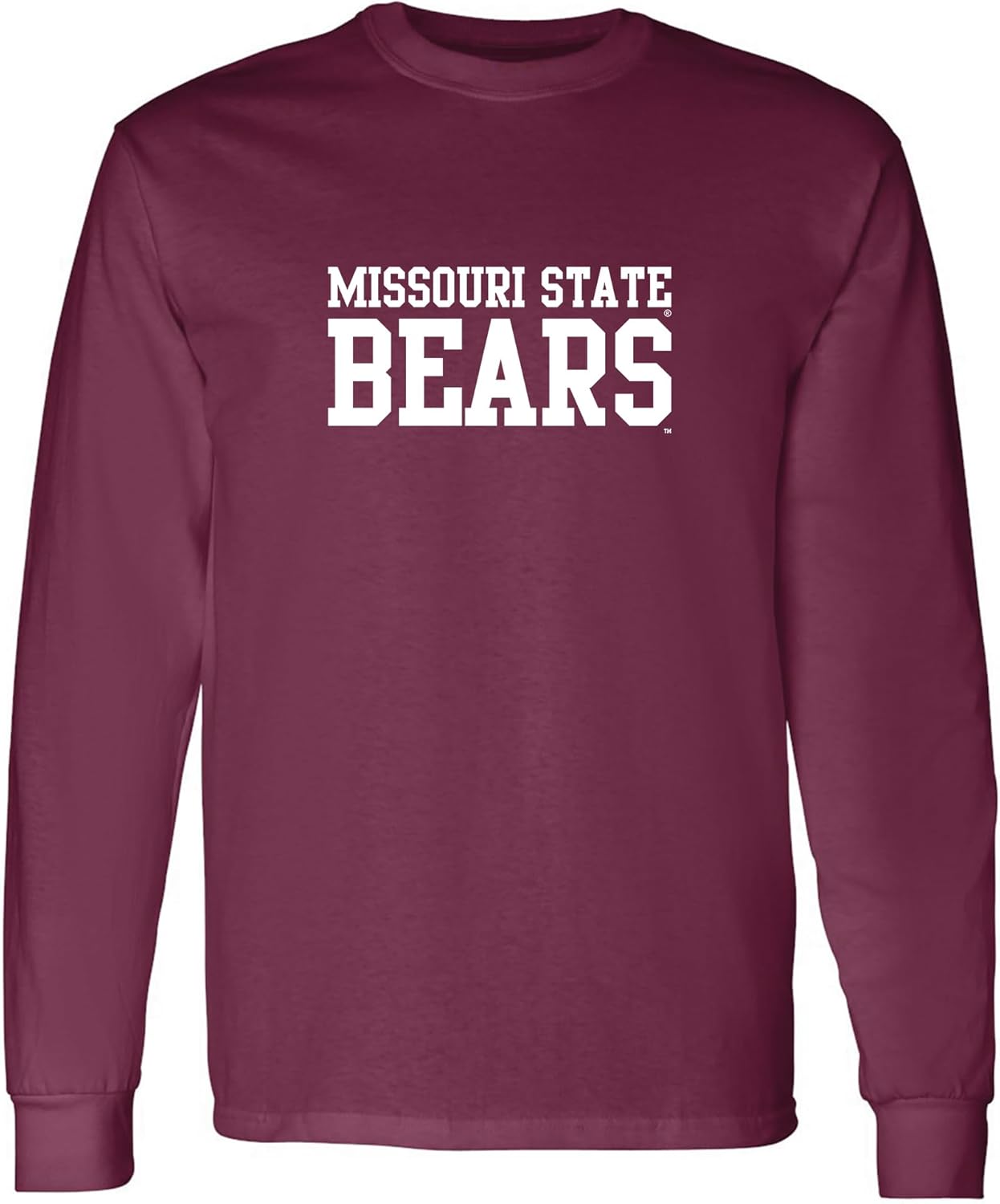 NCAA Officially Licensed College - University Basic Block Long Sleeve T Shirt - Image 118