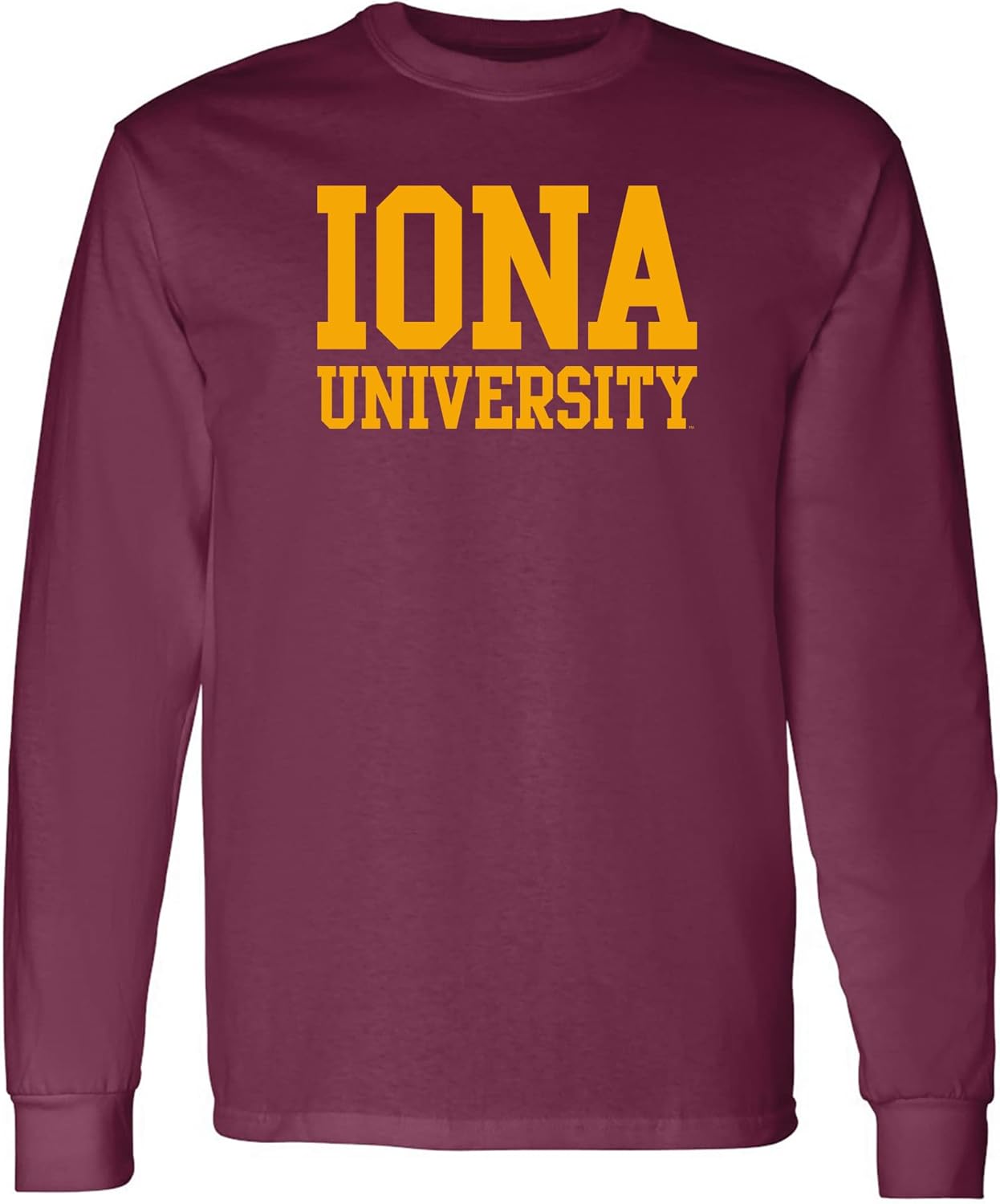 NCAA Officially Licensed College - University Basic Block Long Sleeve T Shirt - Image 119