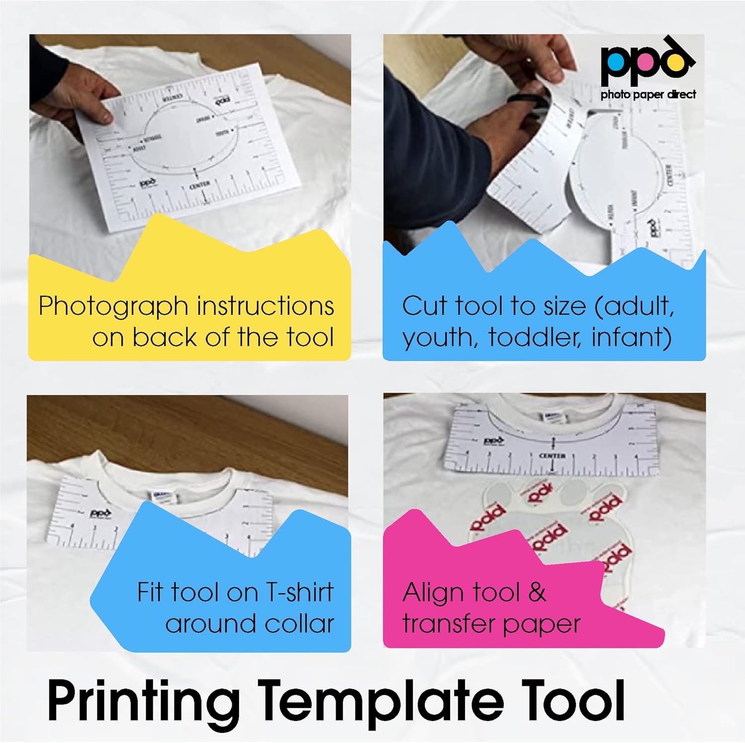 PPD 100 Sheets 8.5x11\u201D - Inkjet Iron-on Heat Transfer Paper for White & Light Fabric and T-Shirts - Premium - PPD-1-100 - Image 7