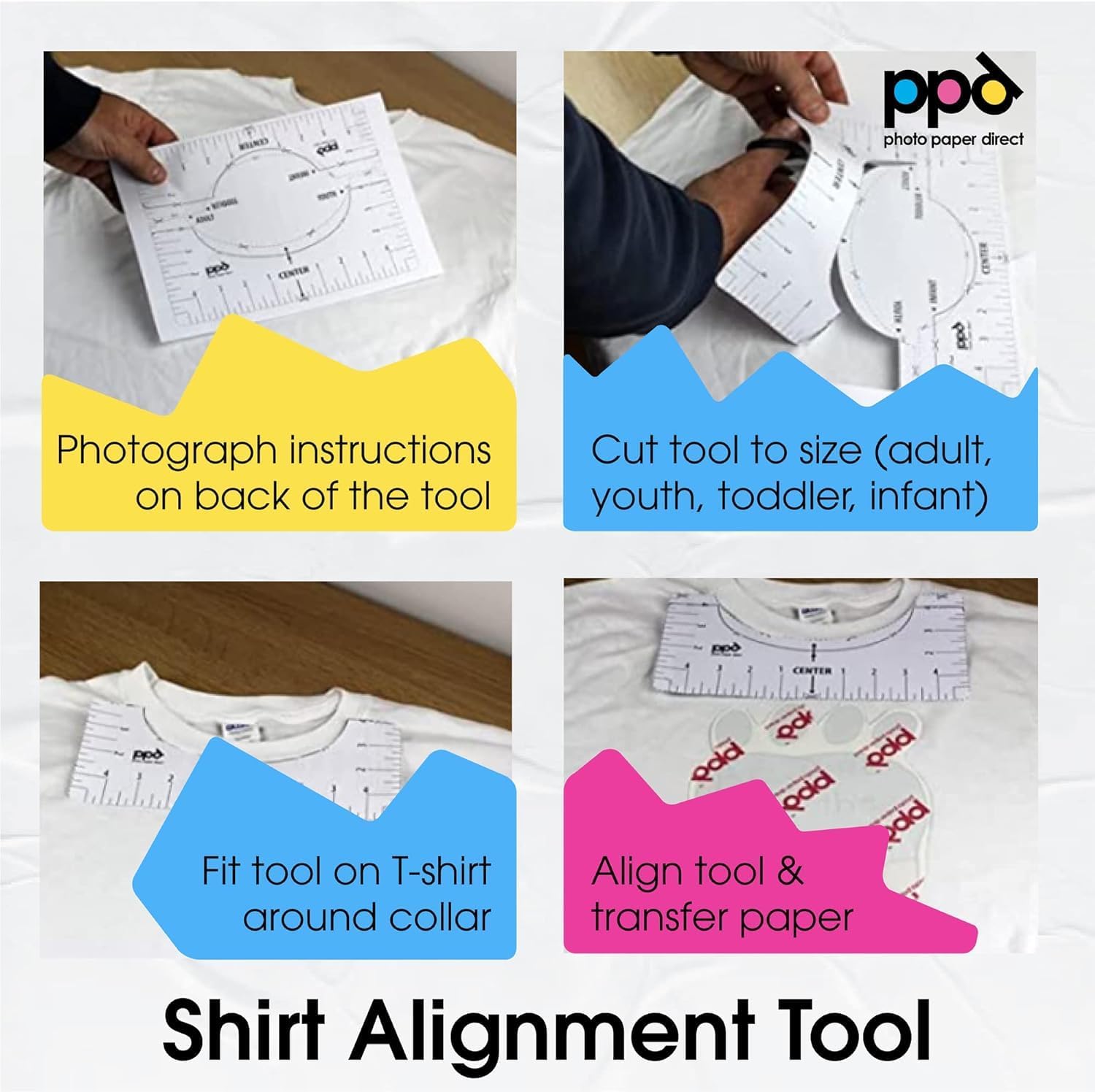 PPD 20 Sheets 8.5x11 - Inkjet Iron-on Heat Transfer Paper for Mixed Light & Dark Fabric and T-Shirts - Premium - PPD-5-MIX-20 - Image 7