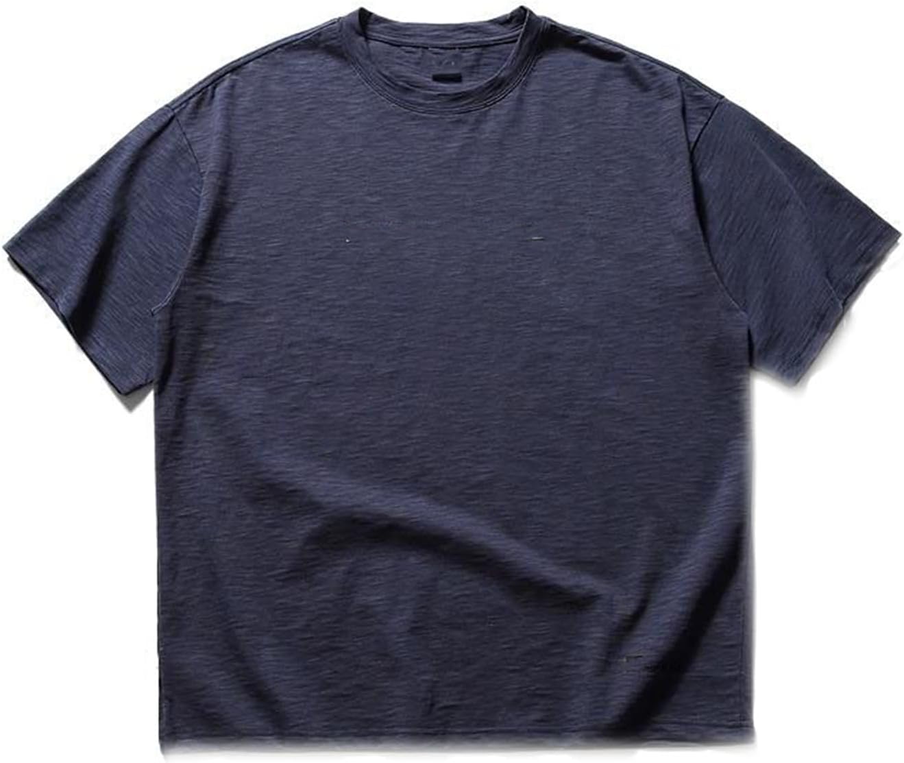 Printed Cotton Short Sleeve T-Shirt, Loose Fit Shirt for Men, Summer Casual - Image 8