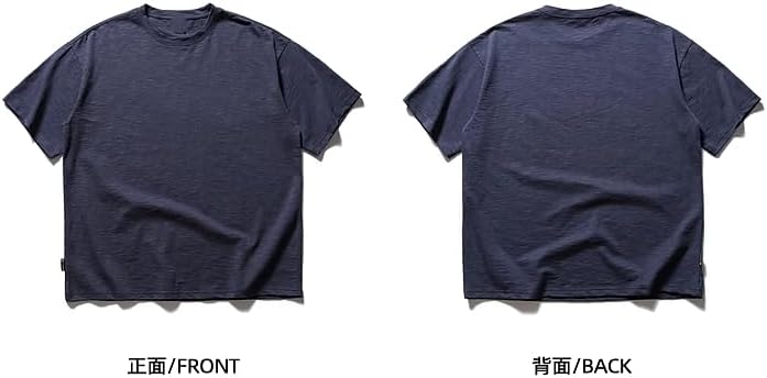 Printed Cotton Short Sleeve T-Shirt, Loose Fit Shirt for Men, Summer Casual - Image 4