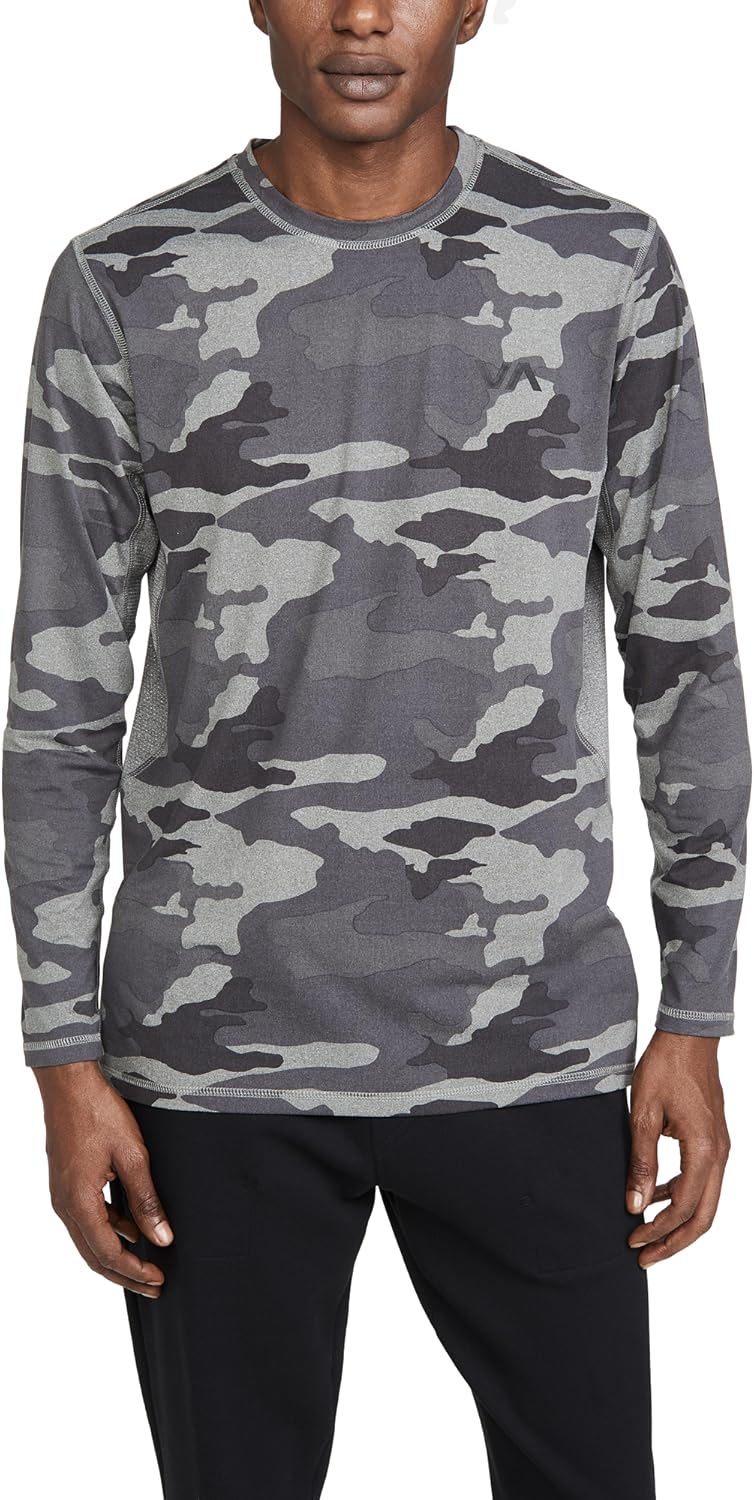 RVCA Men's Sport Vent Long Sleeve Crew Neck - Image 7