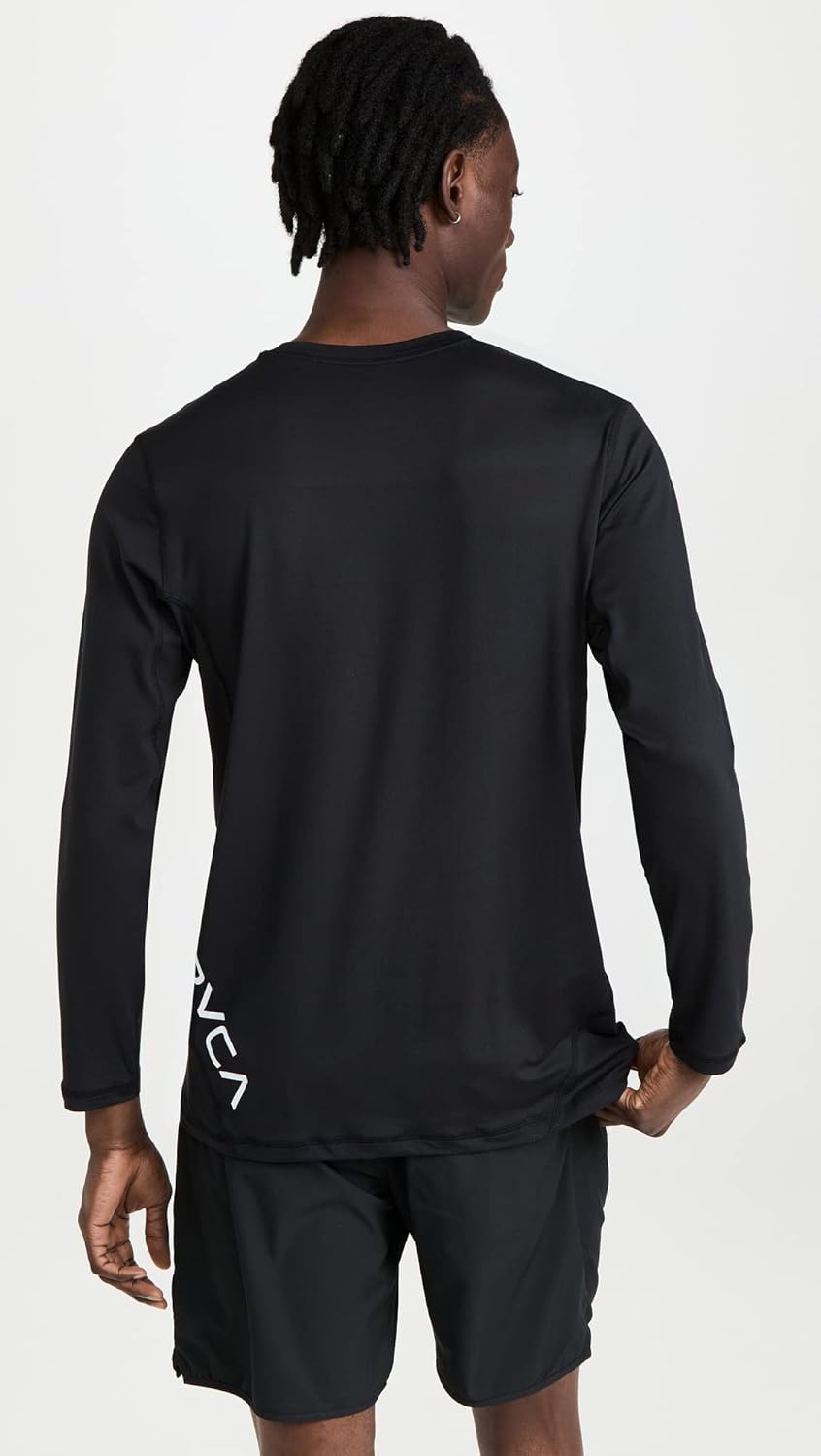 RVCA Men's Sport Vent Long Sleeve Crew Neck - Image 3