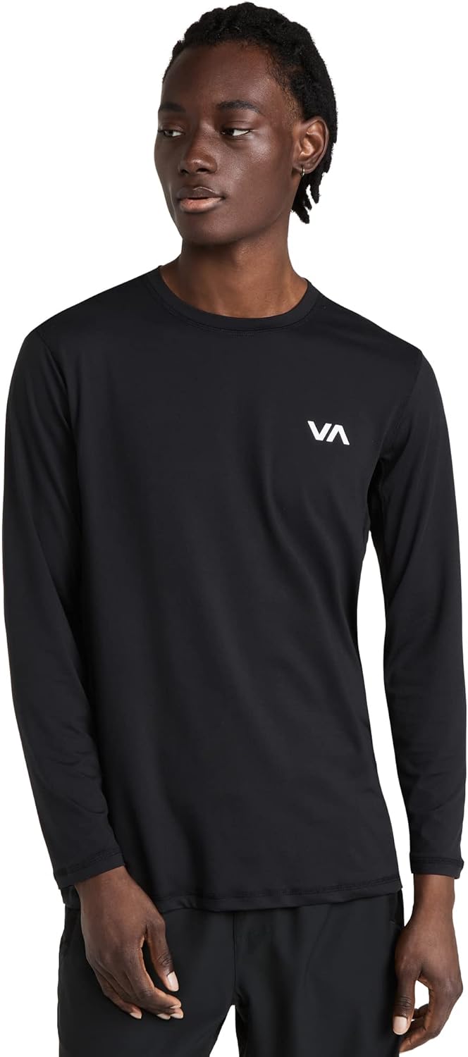 RVCA Men's Sport Vent Long Sleeve Crew Neck