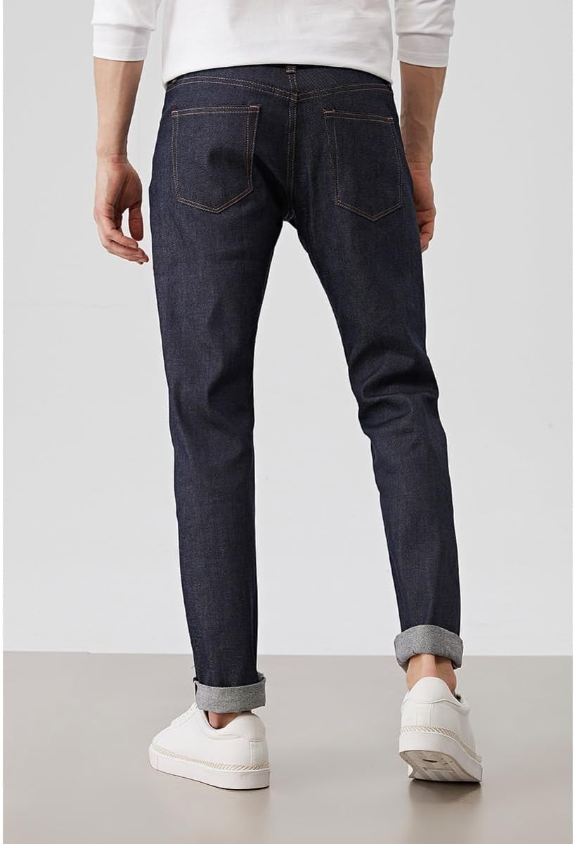 SIDUFHAOPKLL Jeans Straight Leg Denim Pants Casual Versatile Jeans - Image 3