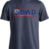 Sport Your Gear Officially Licensed NCAA Dad T-Shirt Game Day Tee Spirit Wear Proud Fan Gear Apparel
