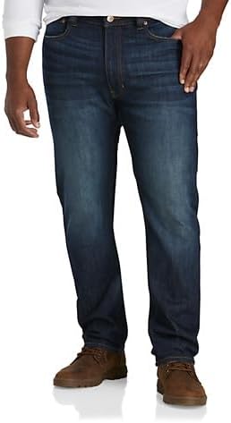 True Nation by DXL Men's Big and Tall Murphy Blue Tapered-Fit Stretch Jeans