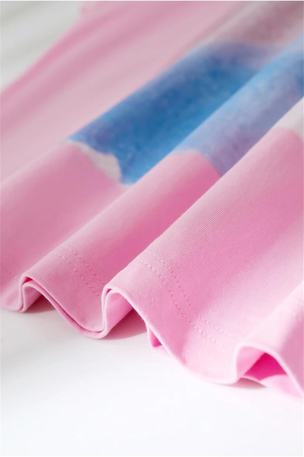 Women T-Shirts Casual Round Neck Printing Cotton Loose Tee Tops Short Sleeves - Image 6