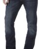 Wrangler Mens 44 Slim Straight Light Wash Jeans