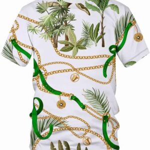 ZUIAI T Shirt Men 3D Printed Casual Streetwear Clothing Tops Plus Size Short Sleeve